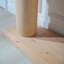 Console 59 "en bois minimaliste moderne avec colonne à piédestal - Élégante décoration décorative pour l'entrée, le salon et le couloir