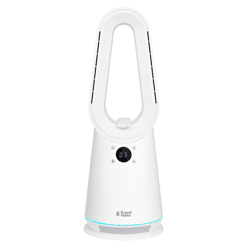 Russell Hobbs® RHCBLDL10SM, Smart Bladeless Cooling Fan in White, White