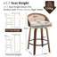 Swivel Upholstered Counter Stool-284263836-284263835