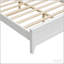 Lit plateforme moderne en bois massif avec support de lattes en bois robuste, aucun sommier requis-494687842-494687855