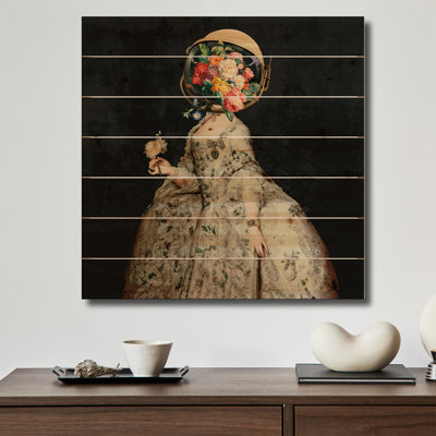 Wood Wall Art Print - Moon Soul by Erika C. Brothers