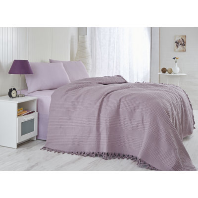 August Grove Truesdale Cotton Bedspread with Pillowcases