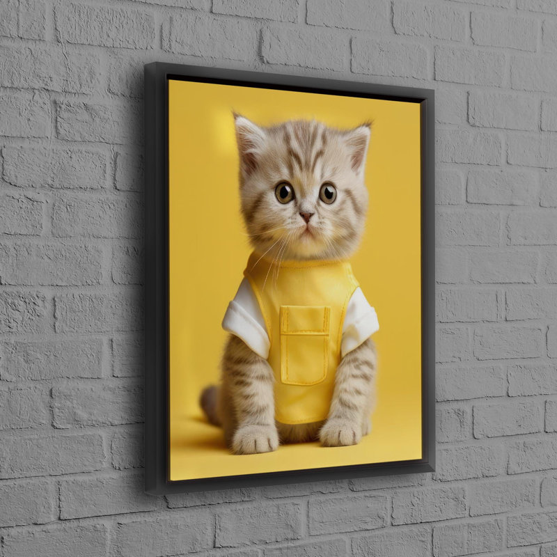 Print on Canvas, Framed Print without Mat, Black, 30 cm H x 20 cm W