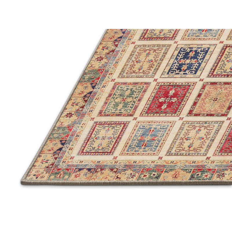 Tapis abstrait 4047, Rectangle 7 pi x 10 pi
