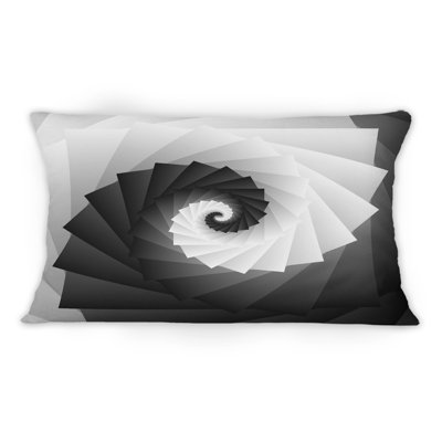 Coussin décoratif noir et blanc