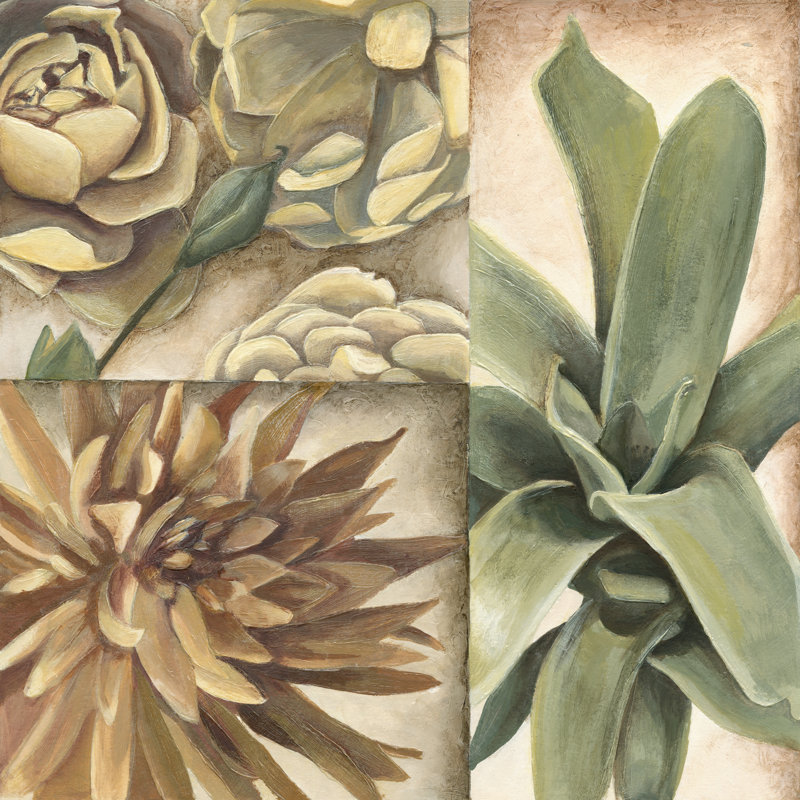 Garden Glimpses I by Megan Meagher - Wrapped Canvas Print, 30cm H x 30cm W