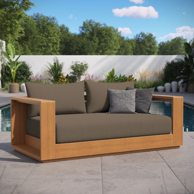 Causeuse d'extérieur en bois d'acacia Tahoe