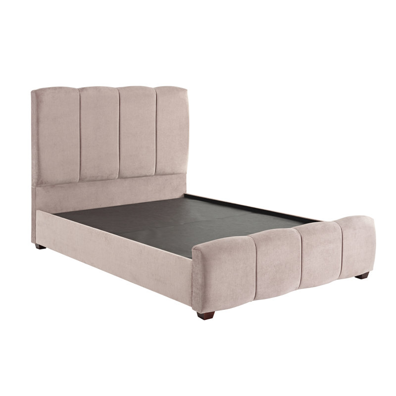 Hockenberry Upholstered Bed, Single (3'), Kensington Lilac