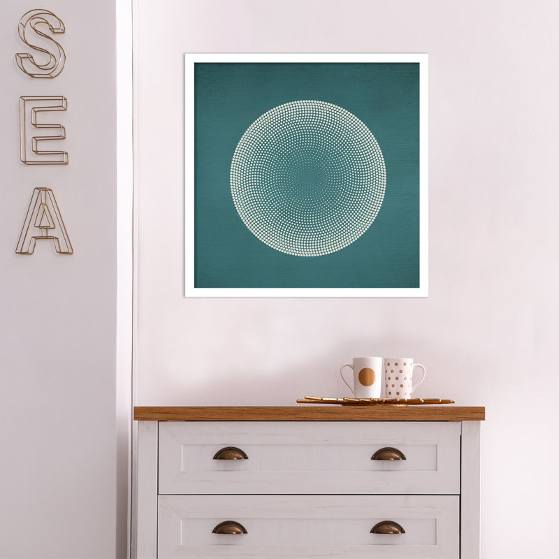 Circles by Incado, 21" H x 21" W x 1" D, White