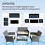 Rattan Garden Furniture Set 4 Piece Table Chairs Sofa Wicker Outdoor Patio Set-1799597824