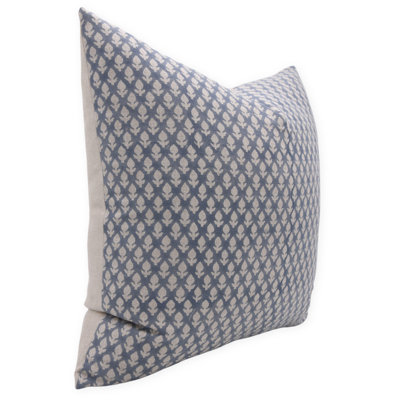 Fabdivine Hariyali Hand Block Printed Pure Linen Pillow Cover Handmade Decorative Cushion for Sofa, Bed & Accent Chairs Size- 20X20 Inch