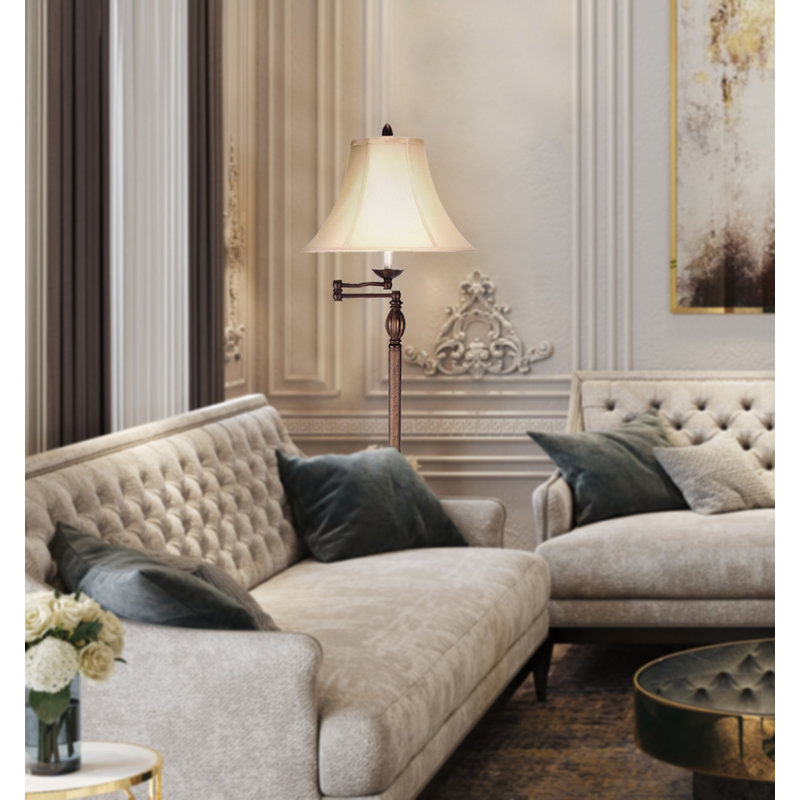 Lampe sur pied avec bras articulé 62 po Nicholson