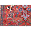 Tapis rouge 3X5 Vintage | Tapis oriental tribal tribal | Tapis bohémien Kazak | Tapis fait à la main