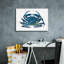 «Blue Coastal Crab» par Cindy Jacobs, art mural sur toile-1522660289