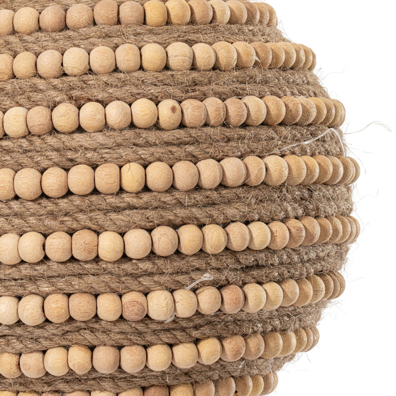 Ornement boule perle, H 5,5 po x l 5,5 po x P 5,5 po