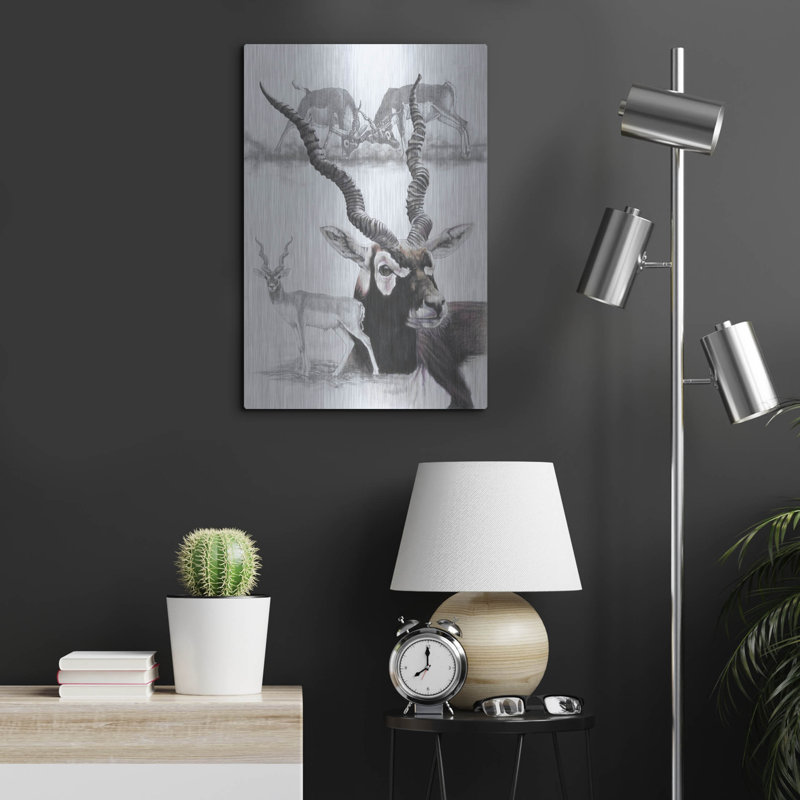 «Black Buck» par Barbara Keith, H 24 po x l 16 po