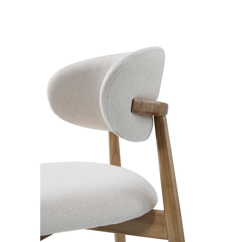 Munich Upholstered Dining Chair, Natural