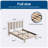 Modern Velvet Upholstered Platform Bed Frame with High Headboard, Vertical Channel Tufted Slatted Base, No Box Spring Required-1426644316-1426644317