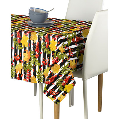Jacobsen Striped Autumn Tablecloth