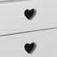 Amori bedside table with 3 drawers