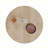 Modern Wooden circular dining table-1033680881