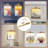 Dimmable Cordless Picture Light With Controller And Timer, Rechargeable 5000Mah Battery Wall Sconce(Gold)