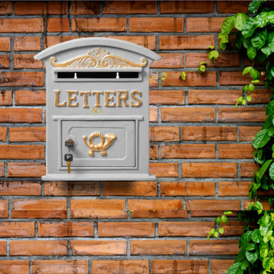 Berkay Metal Wall Mounted Post Box