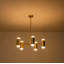 Lustre spoutnik 5 lumières DEL Tralana-506245146