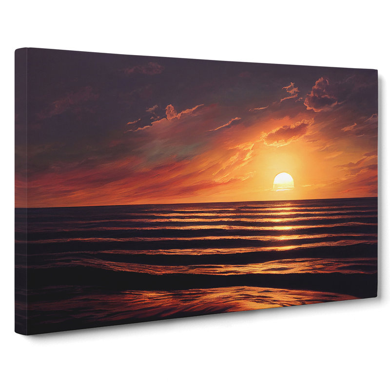 Sunset Seascape Vol.2 - Wrapped Canvas