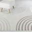 Tapis à rayures crème moderne Frithlef-1847812271