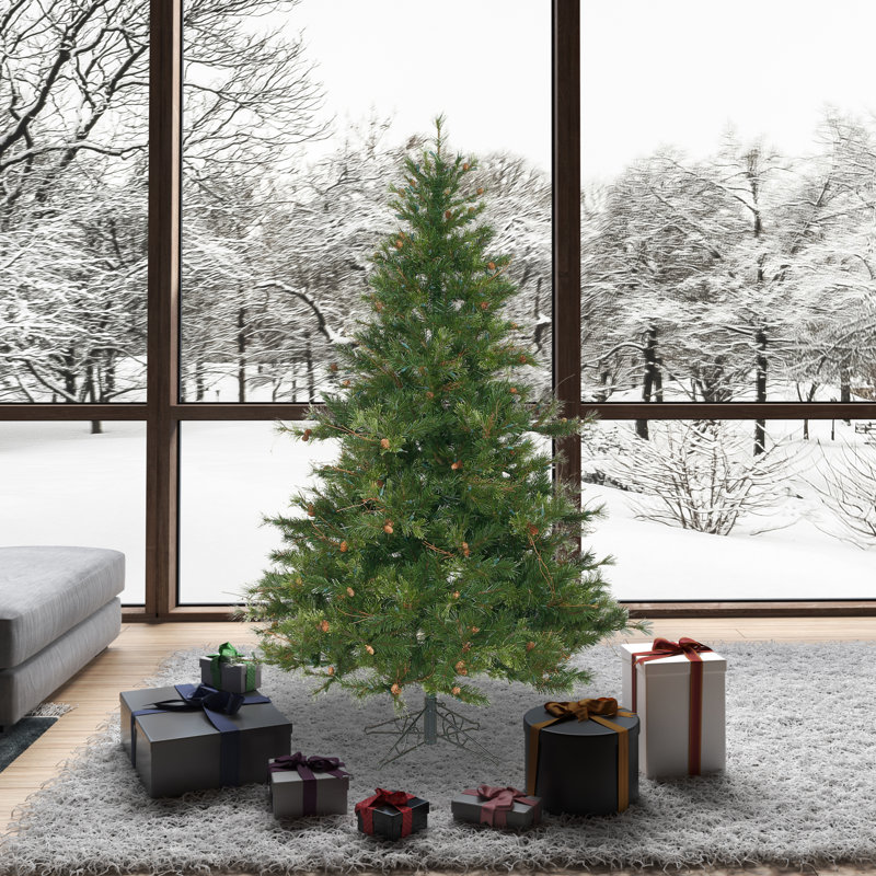Arbre de Noël artificiel Galarza, H 6,5 pi, Sans éclairage