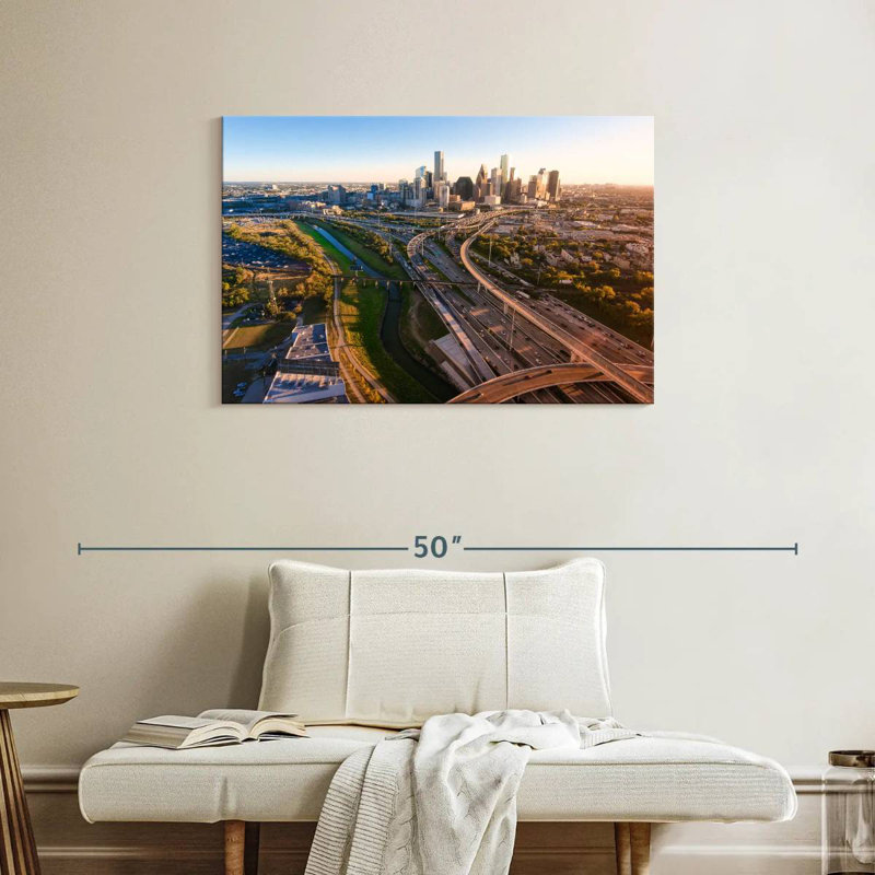 Horizon urbain de Sirci à Houston, H 24 po x l 36 po