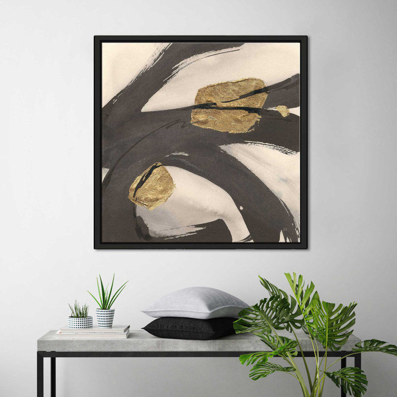 «Like A Tree I» par Chris Paschke, Cadre flottant noir, H 39,5 po x l 39,5 po x P 2 po