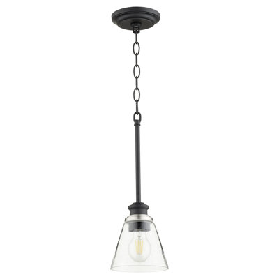 Luminaire suspendu 1 lumière à cône simple Commer