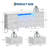 63" Long Dresser with 10 Fabric Drawers, LED Light & Charging Station, Wide Storage Organizer Cabinet for Bedroom, Closet, Living Room-105807468
