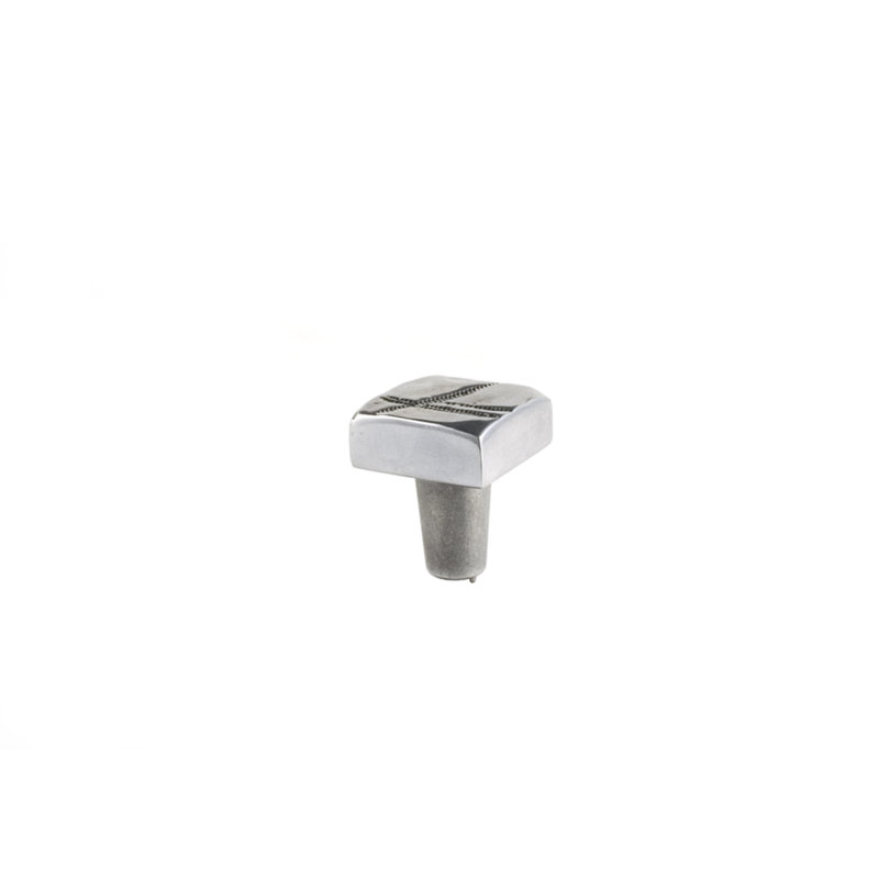 Jeff Goodman 1" Length Square Knob, Polished Aluminum
