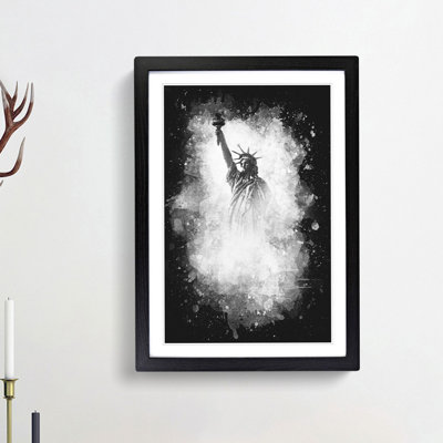 The Statue of Liberty in New York City - Framed Print