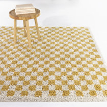 Doormat Layering Rug, Cream and Mustard Pattern Area Rug, Yellow Doormat Rug,  Aztec Rug for Door Mat, Outdoor Entry Rug, Boho Area Rug 