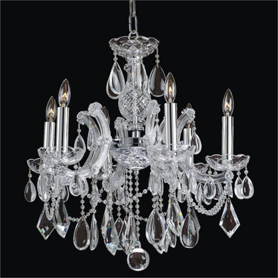 Lustree 6 lumières façon bougie/classique Hendren