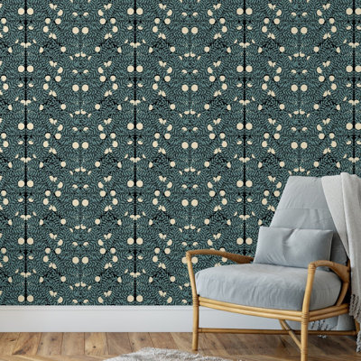 Orange Bush 10' L x 24" W Peel and Stick Wallpaper Roll