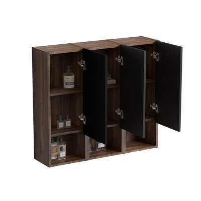 Armoire de salle de bain flottante, armoire de rangement murale pour petit espace