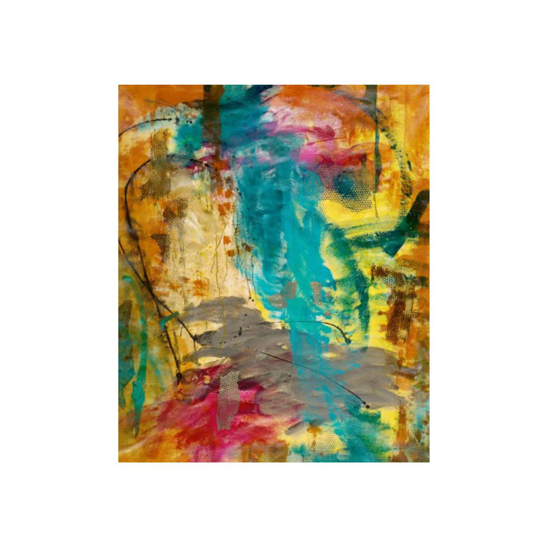 Pure Paradise Print by Ann Golumbuk, 66" H x 54" W x 1.5" D, Image Brush Gel