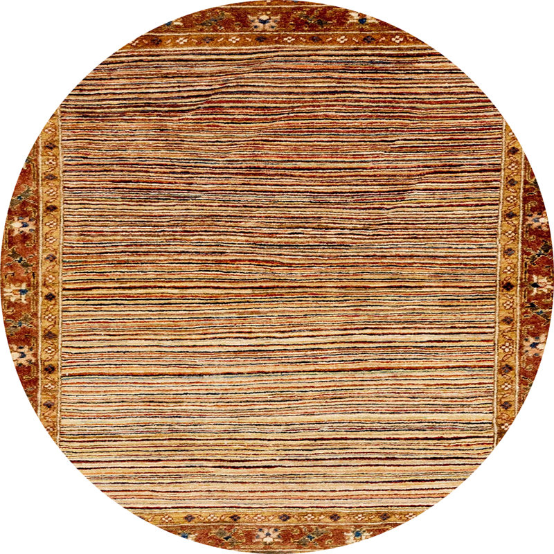 Abstract Indoor Rug, Round 4'