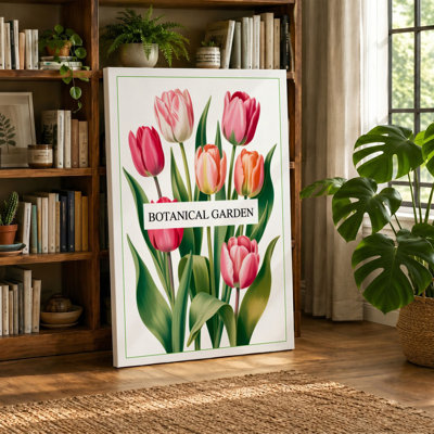 Garden Botanical - Wrapped Canvas