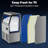 CIM Coolski 100 Lb. Daily Production Cube Clear Ice Under Counter Built-in Freestanding Ice Maker Machine