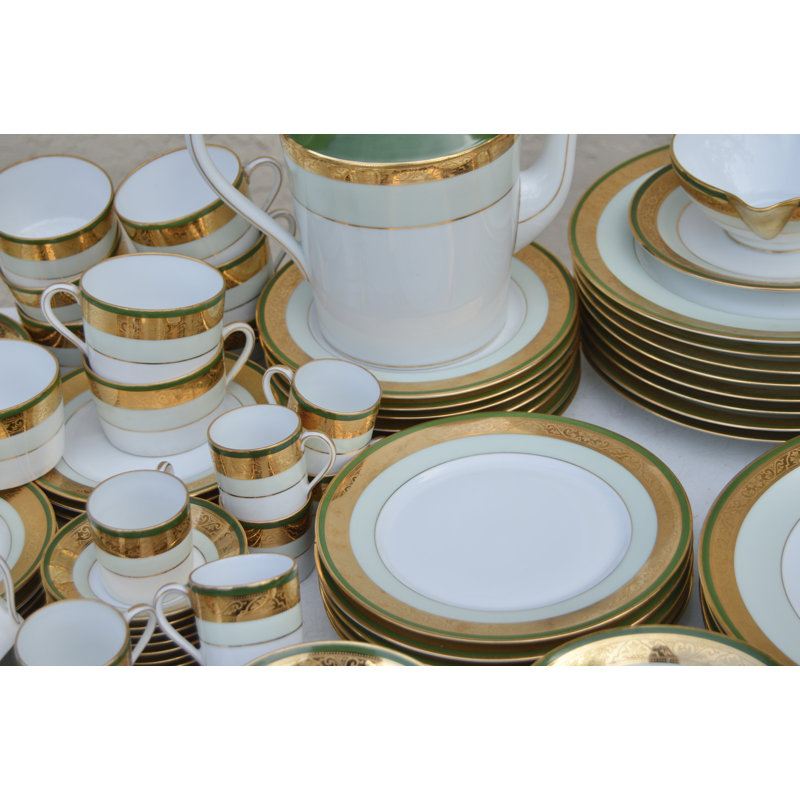 Porcelain Dinnerware Set - Service for 12