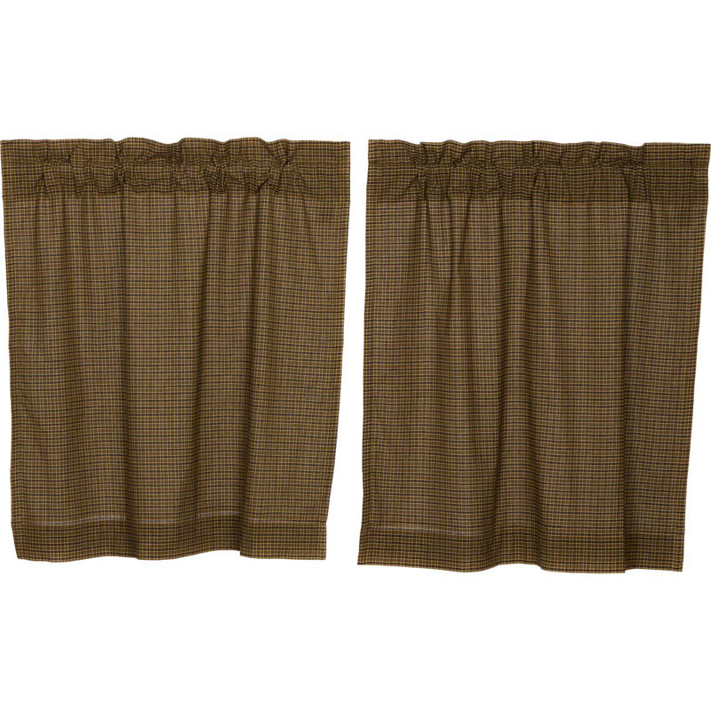 Rideau de café en coton 36 po Annabelle, H 36 po x l 36 po
