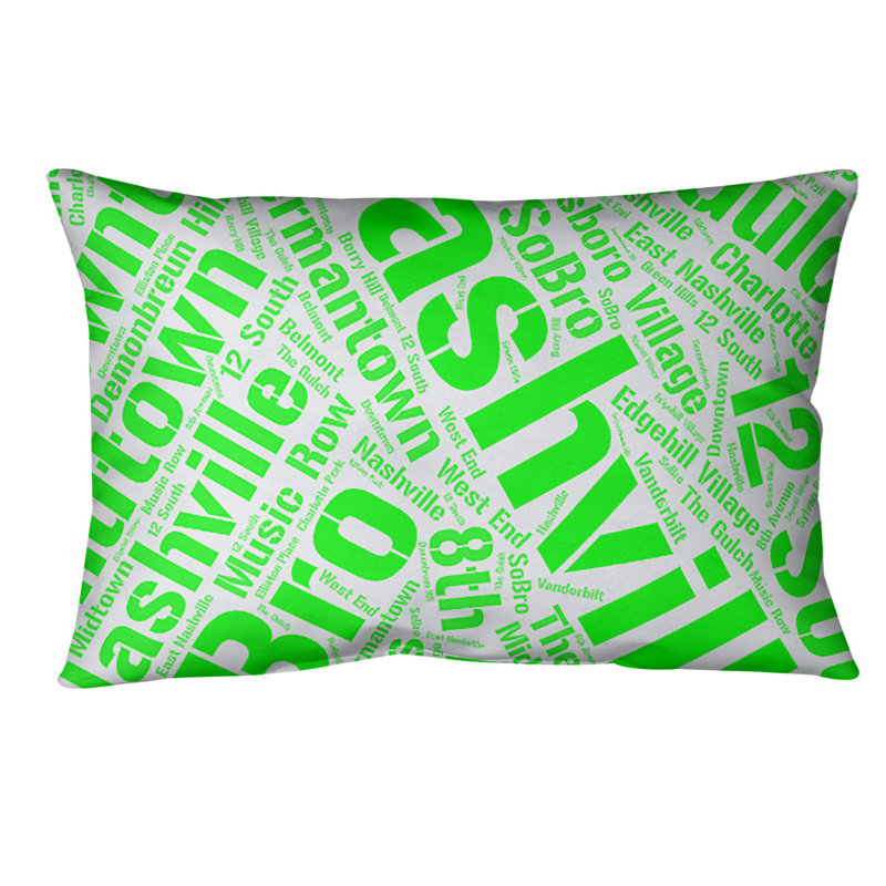 Coussin lombaire intérieur/extérieur nashville, Vert, Non