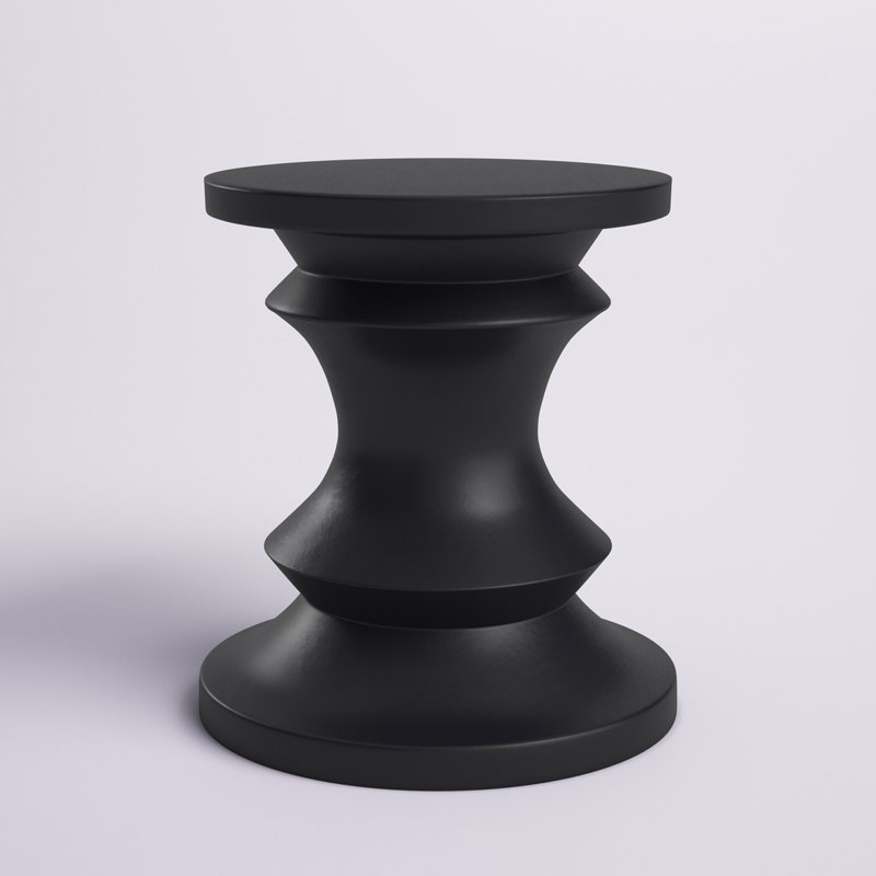Alisiana MGO Accent Stool, Black