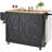 Rolling Kitchen Island Storage Cart With Drawer And Adjustable Shelves | Gift Idea-1645150694-1645150695